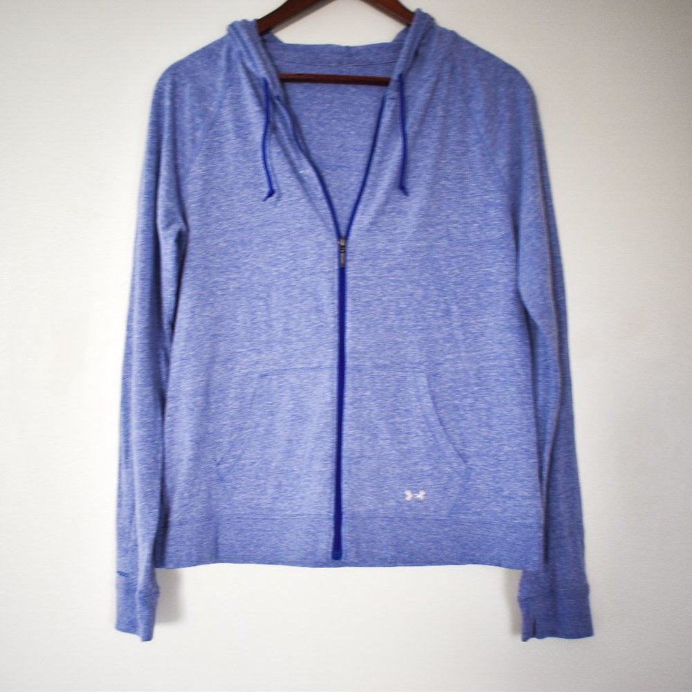 Under Armour zipper hoodie in marled lavender